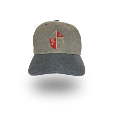San Francisco 49ers retro logo baseball hat by Bermuda Brims