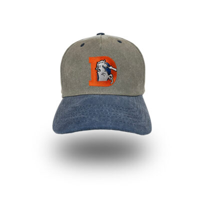 Denver Broncos retro logo baseball hat by Bermuda Brims