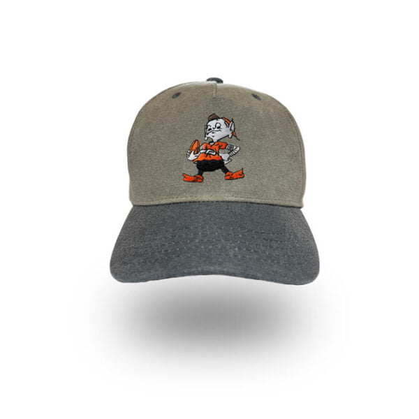 Cleveland Browns retro logo baseball hat by Bermuda Brims