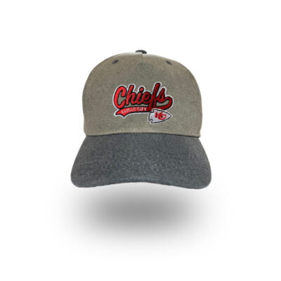 Kansas City Chiefs retro logo baseball hat by Bermuda Brims