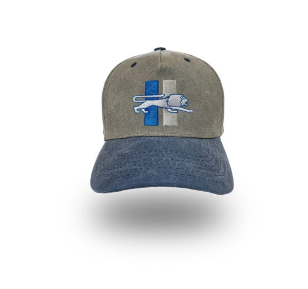 Detroit Lions retro logo baseball hat by Bermuda Brims