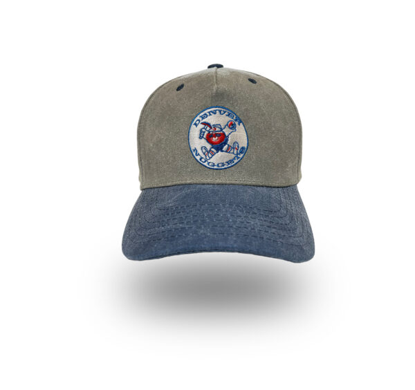 Denver Nuggets retro logo baseball hat by Bermuda Brims