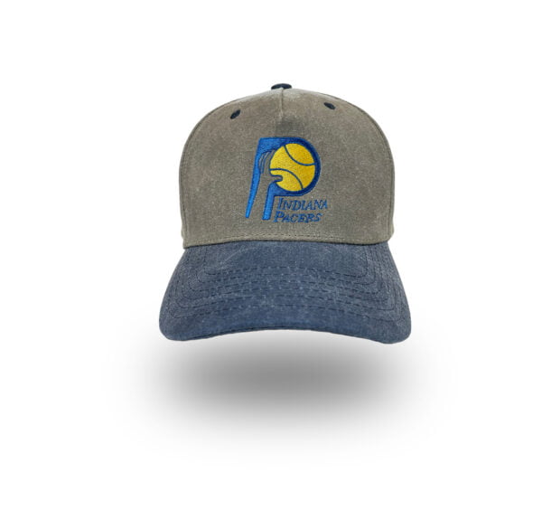 Indiana Pacers retro logo baseball hat by Bermuda Brims