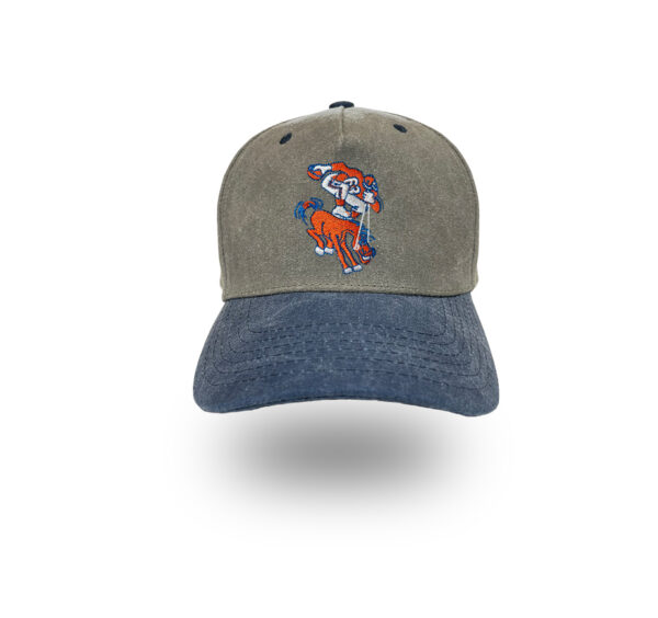 Denver Broncos retro logo baseball hat by Bermuda Brims