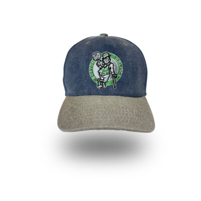 Boston Celtics retro logo baseball hat by Bermuda Brims
