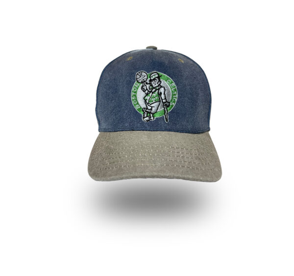 Boston Celtics retro logo baseball hat by Bermuda Brims