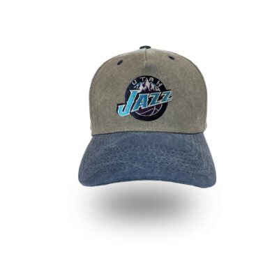 Utah Jazz retro logo baseball hat by Bermuda Brims