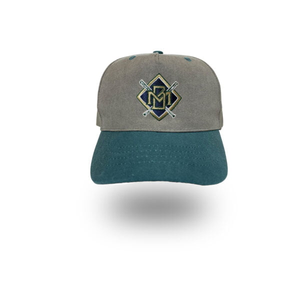 Milwaukee Brewers retro logo baseball hat by Bermuda Brims