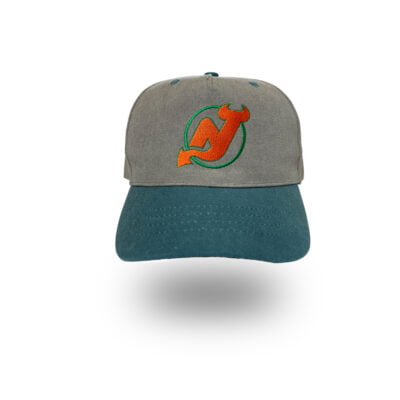 New Jersey Devils retro logo baseball hat by Bermuda Brims