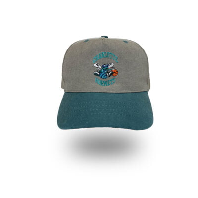 Charlotte Hornets retro logo baseball hat by Bermuda Brims