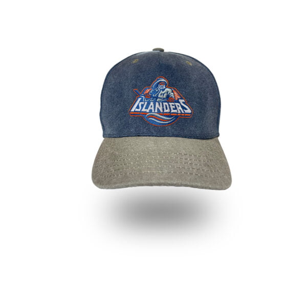 New York Islanders retro logo baseball hat by Bermuda Brims