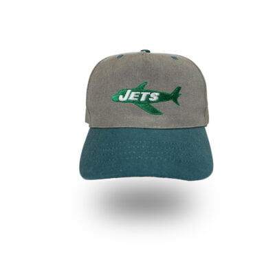 New York Jets retro logo baseball hat by Bermuda Brims