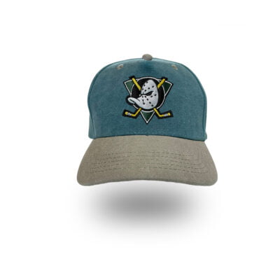 Anaheim Ducks retro logo baseball hat by Bermuda Brims