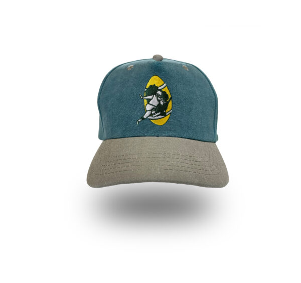 Green Bay Packers retro logo baseball hat by Bermuda Brims