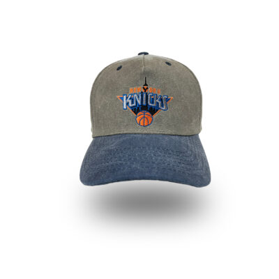 New York Knicks retro logo baseball hat by Bermuda Brims