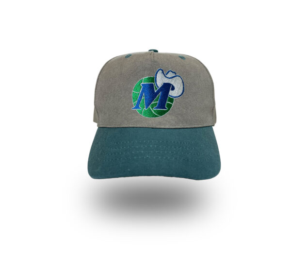Dallas Mavericks retro logo baseball hat by Bermuda Brims