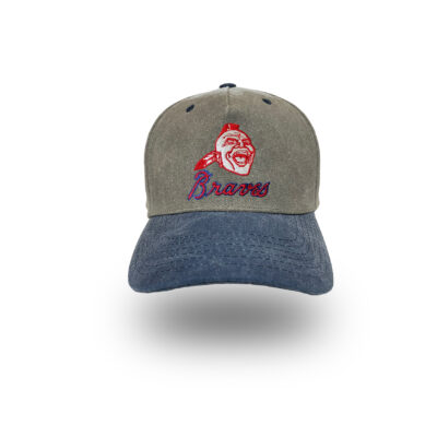 Atlanta Braves retro logo baseball hat by Bermuda Brims