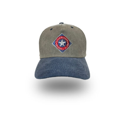Texas Rangers retro logo baseball hat by Bermuda Brims