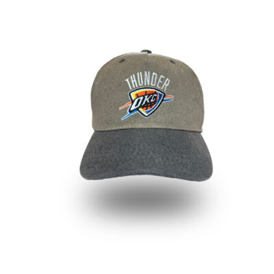 Oklahoma City Thunder retro logo baseball hat by Bermuda Brims