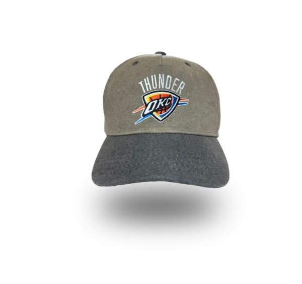 Oklahoma City Thunder retro logo baseball hat by Bermuda Brims